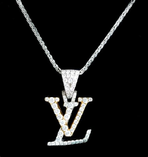 louis vuitton diamond necklace